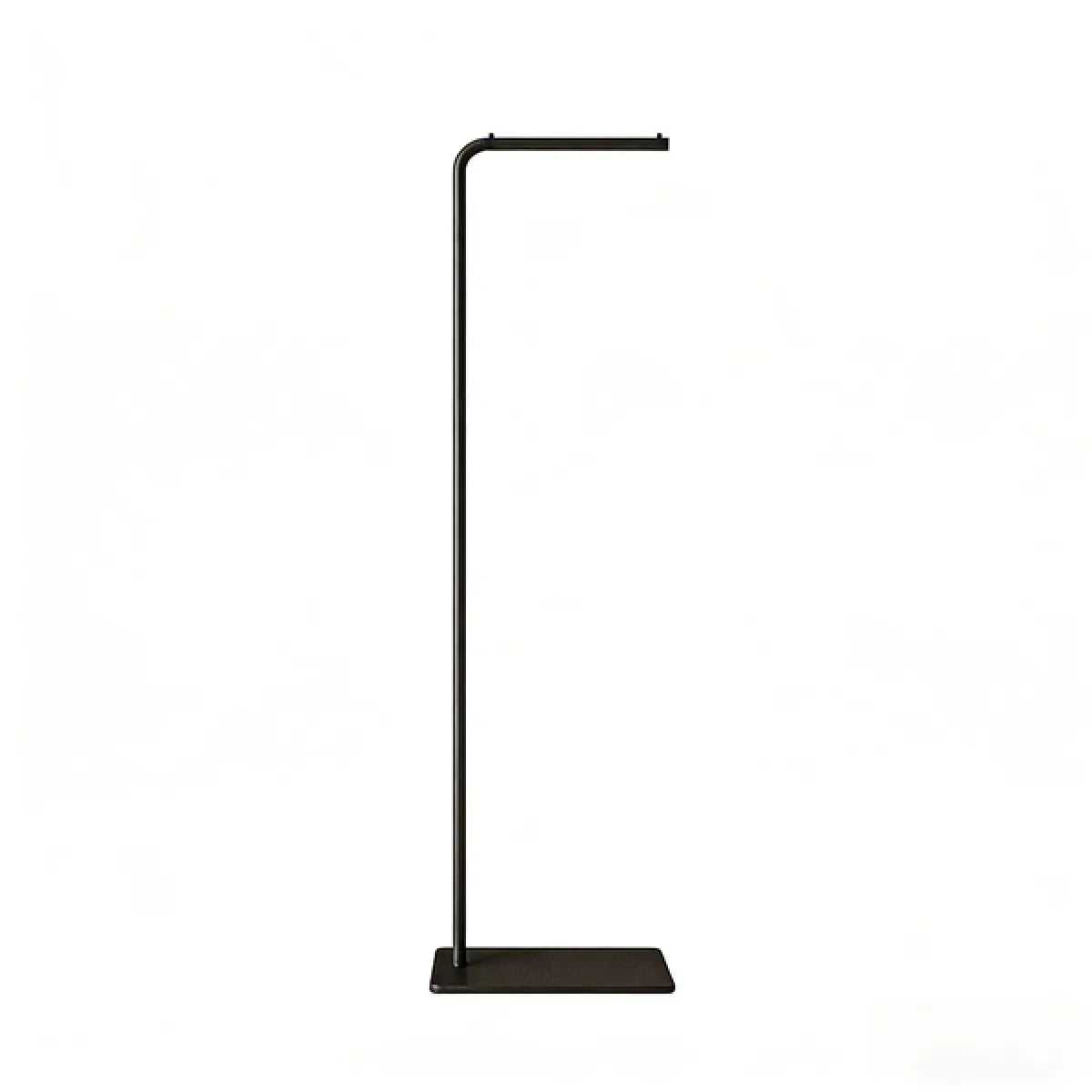 Freestanding Clothing Rack with Marble Base, Gold Metal