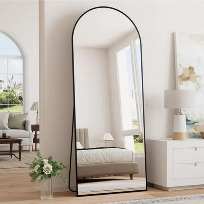 Arched Full-Length Floor Mirror – Freestanding Full Body Mirror