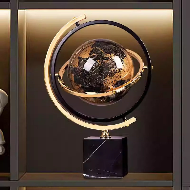 Modern globe ornament home decor