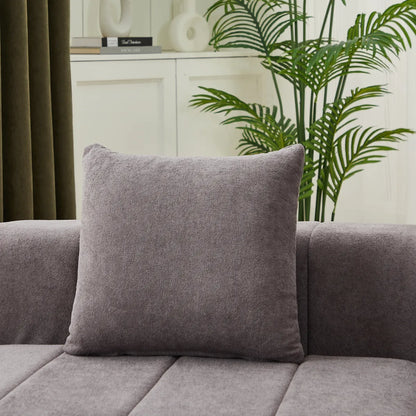 Chenille Modular Sofa Section with Pillows – view 4