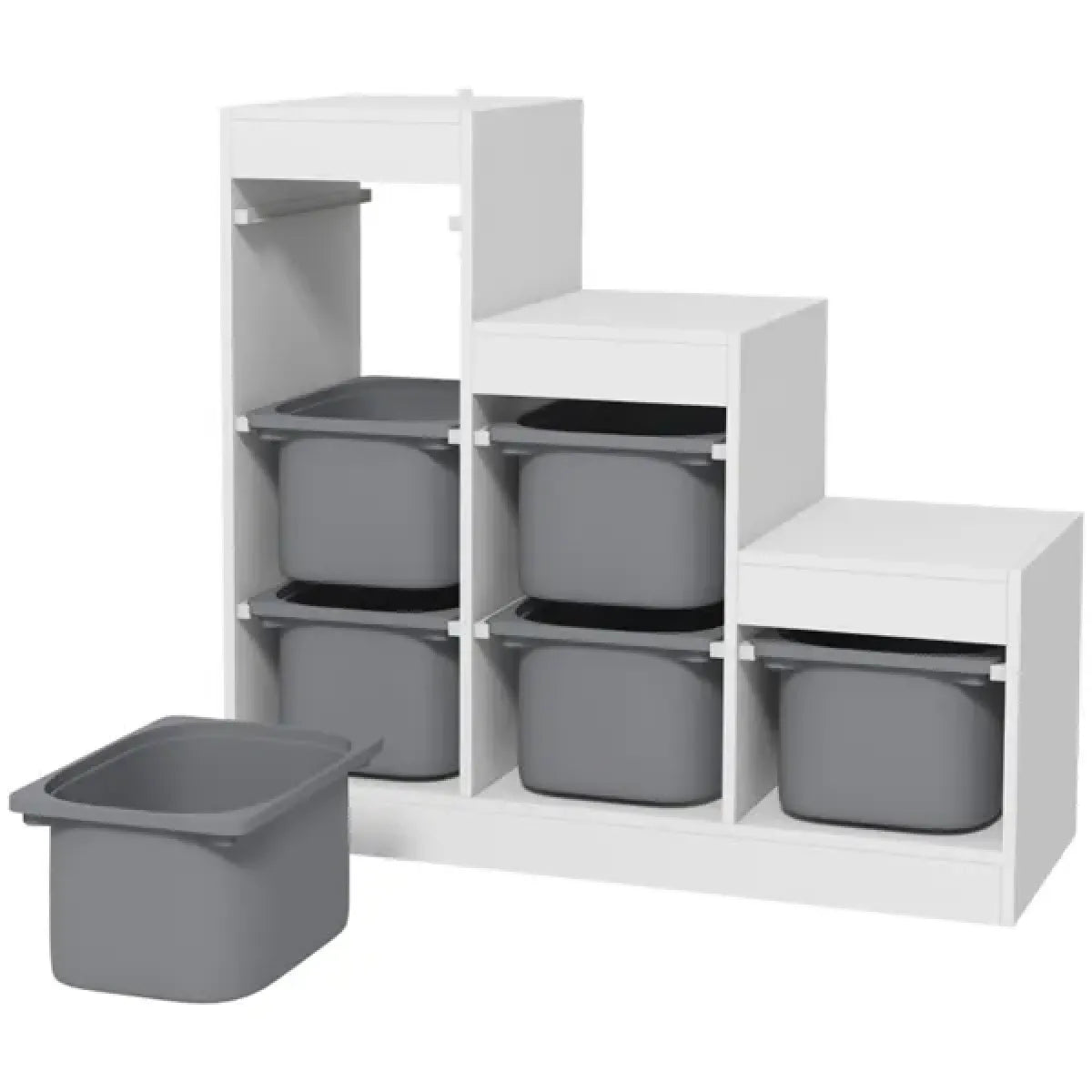 Large Toy Storage Organizer – Multi-Bin Playroom Shelving Unit