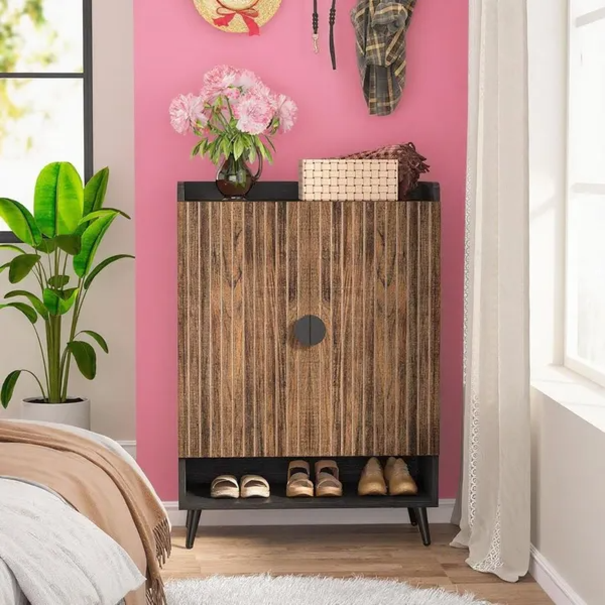 Shoe Cabinet doors detail