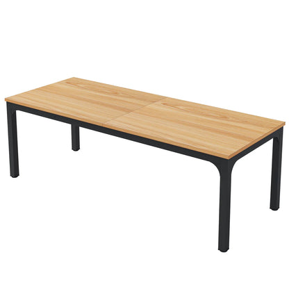 Rectangle executive desk in walnut