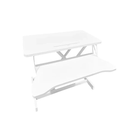 32" Height-Adjustable Standing Desk Converter, White – view 5