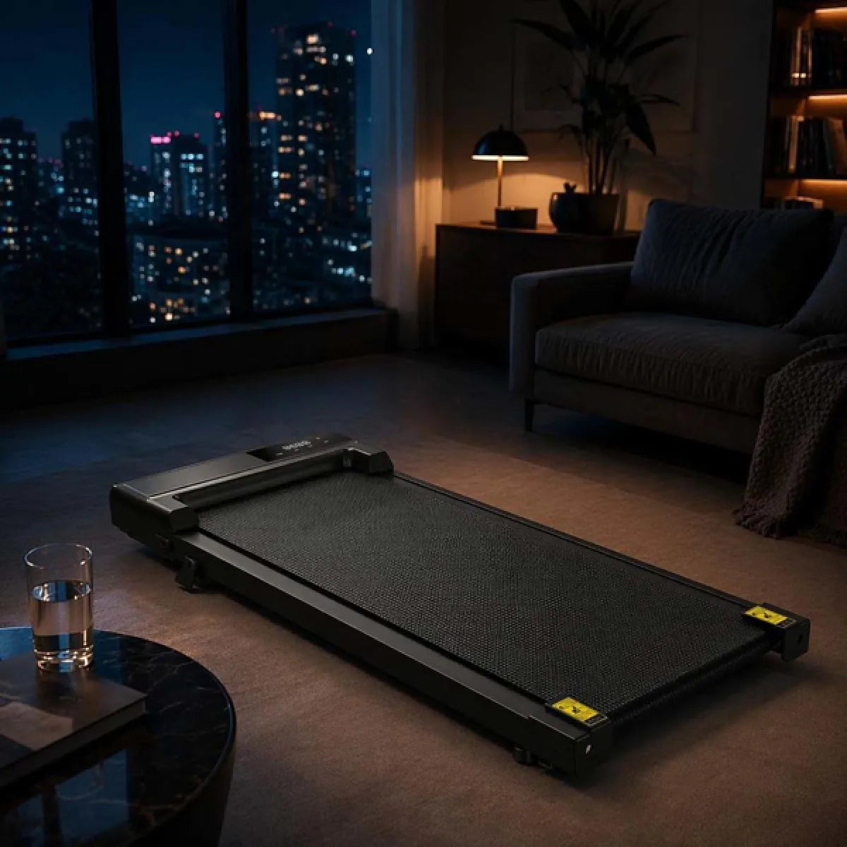 Under-Desk Walking Pad Treadmill with Incline, Remote Control and Low-Noise Motor