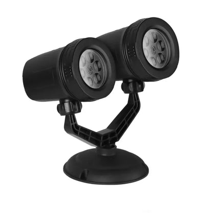 Dual-Head Christmas Snowflake Projector Stake Light