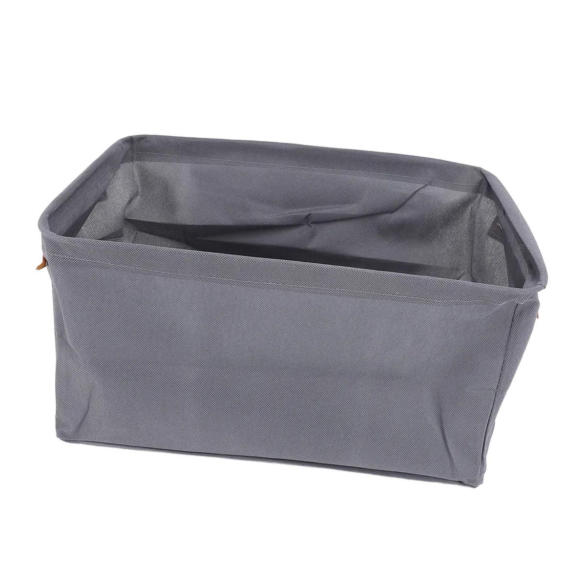 6-Piece Foldable Fabric Storage Bin Set for Closet and Wardrobe, Grey