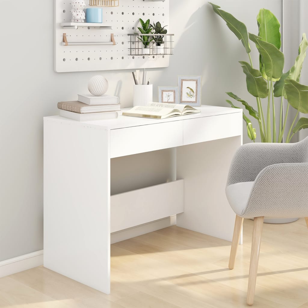 Desk with drawers, 101cm
