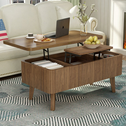 3-in-1 lift top coffee table, walnut