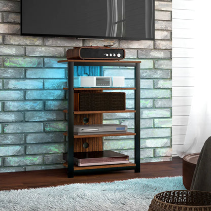 LED TV Stand Entertainment Center – Modern Media Console with Storage