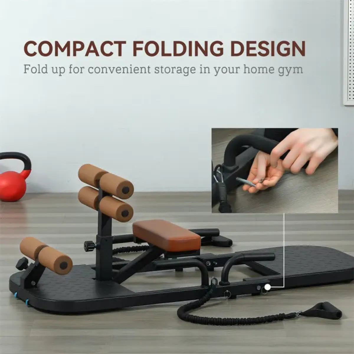 Adjustable Sissy Squat Machine – All-in-One Home Gym Leg and Ab Trainer