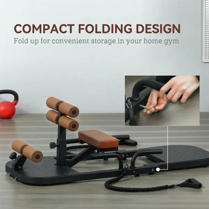 Adjustable Sissy Squat Machine – All-in-One Home Gym Leg and Ab Trainer