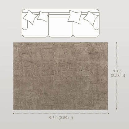 Faux Fur Area Rug – Soft Plush Shag Rug for Living Room and Bedroom