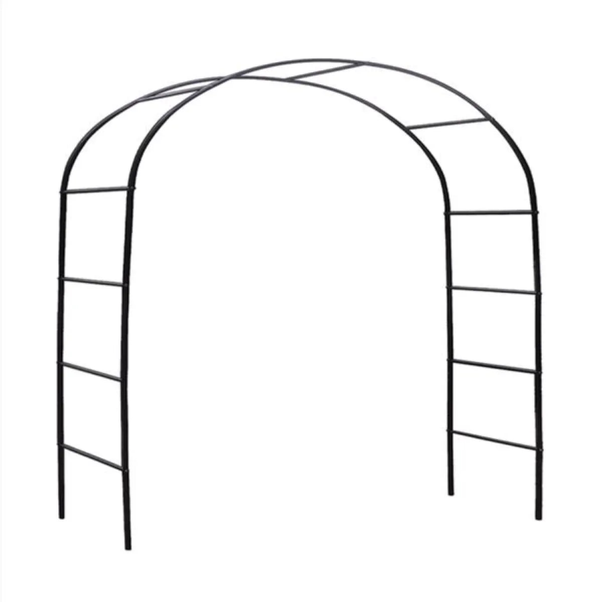 Metal Garden Arch Trellis – Adjustable Arbor for Climbing Plants