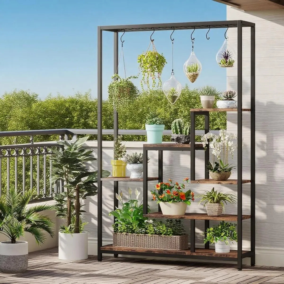 5-Tier Corner Plant Stand – view 2