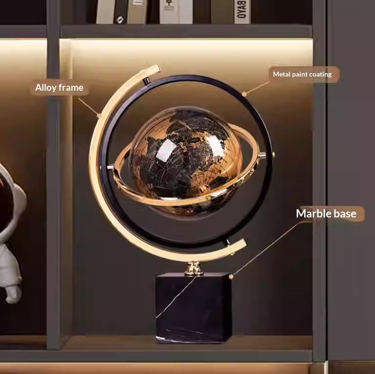 Modern globe ornament home decor