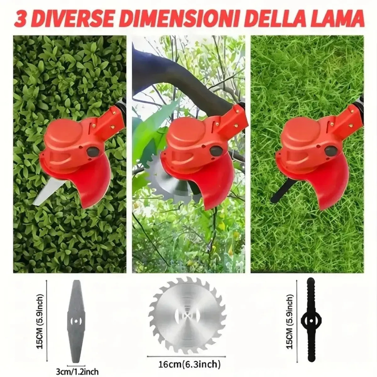 Cordless Weed Wacker – 2 Batteries Included