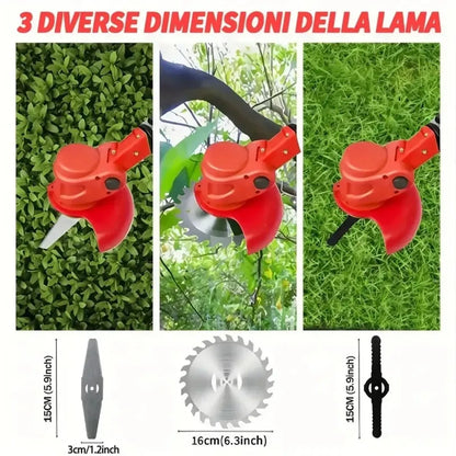 Cordless Weed Wacker – 2 Batteries Included