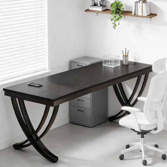 Wide workspace computer desk