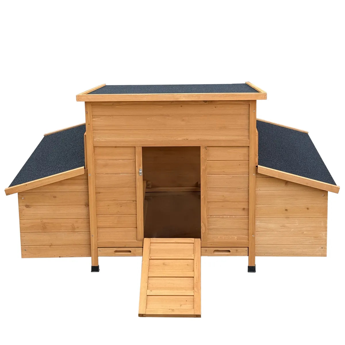 Chicken Coop with Nesting Box, Orange