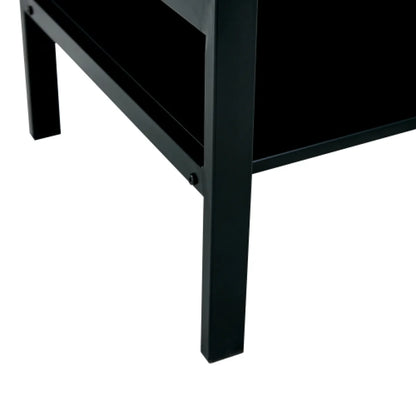 Glass Lift-Top Coffee Table – Modern 2-Layer Tempered Glass Living Room Table