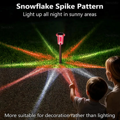 Solar Candy Cane Pathway Lights, 10 Pack