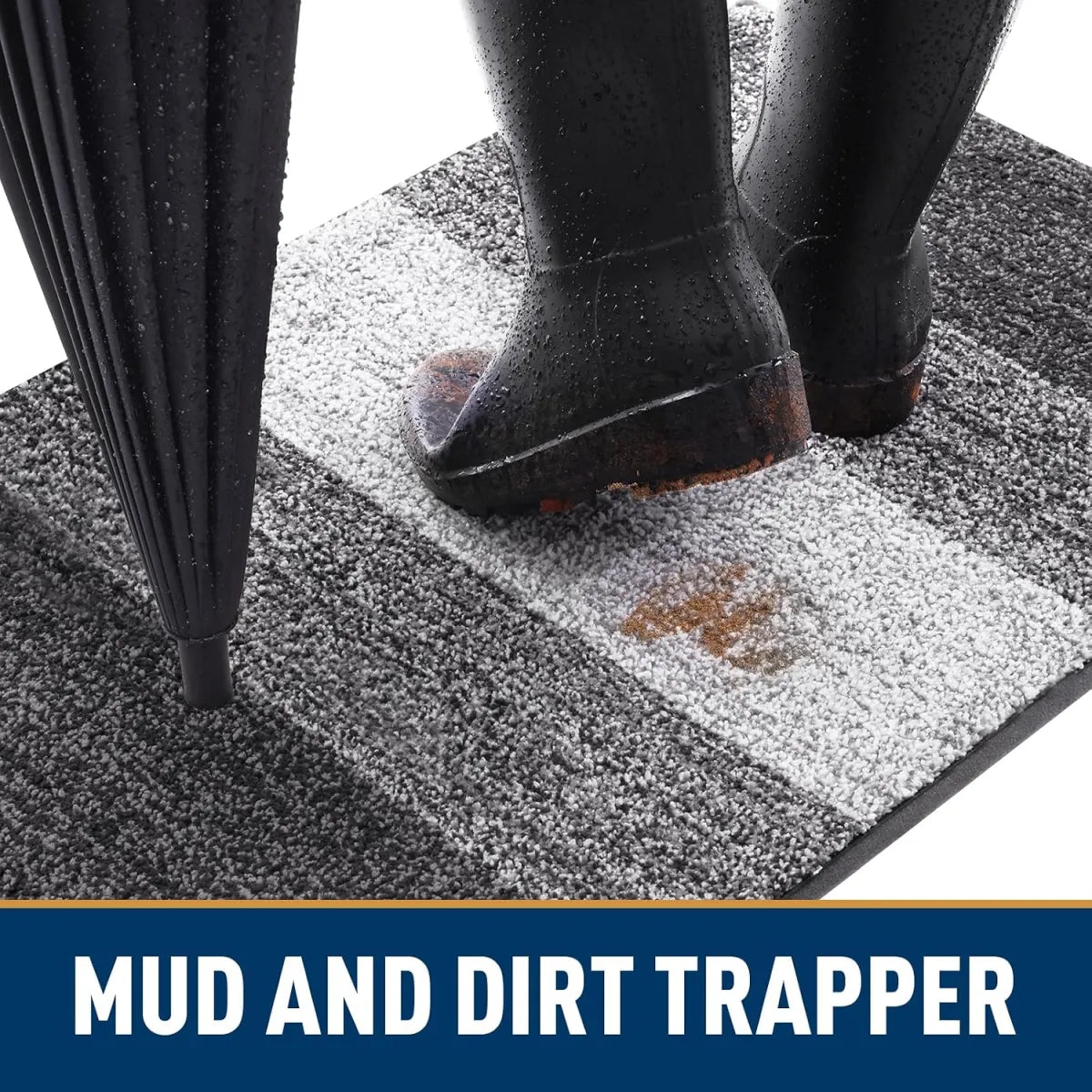 Absorbent Dog Door Mat – Non-Slip Muddy Paws Entryway Mat