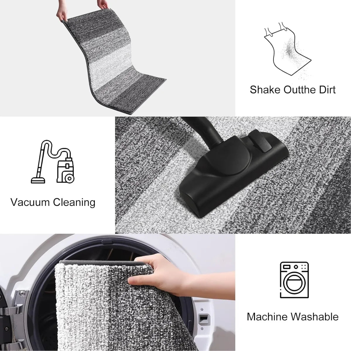 Absorbent Dog Door Mat – Non-Slip Muddy Paws Entryway Mat