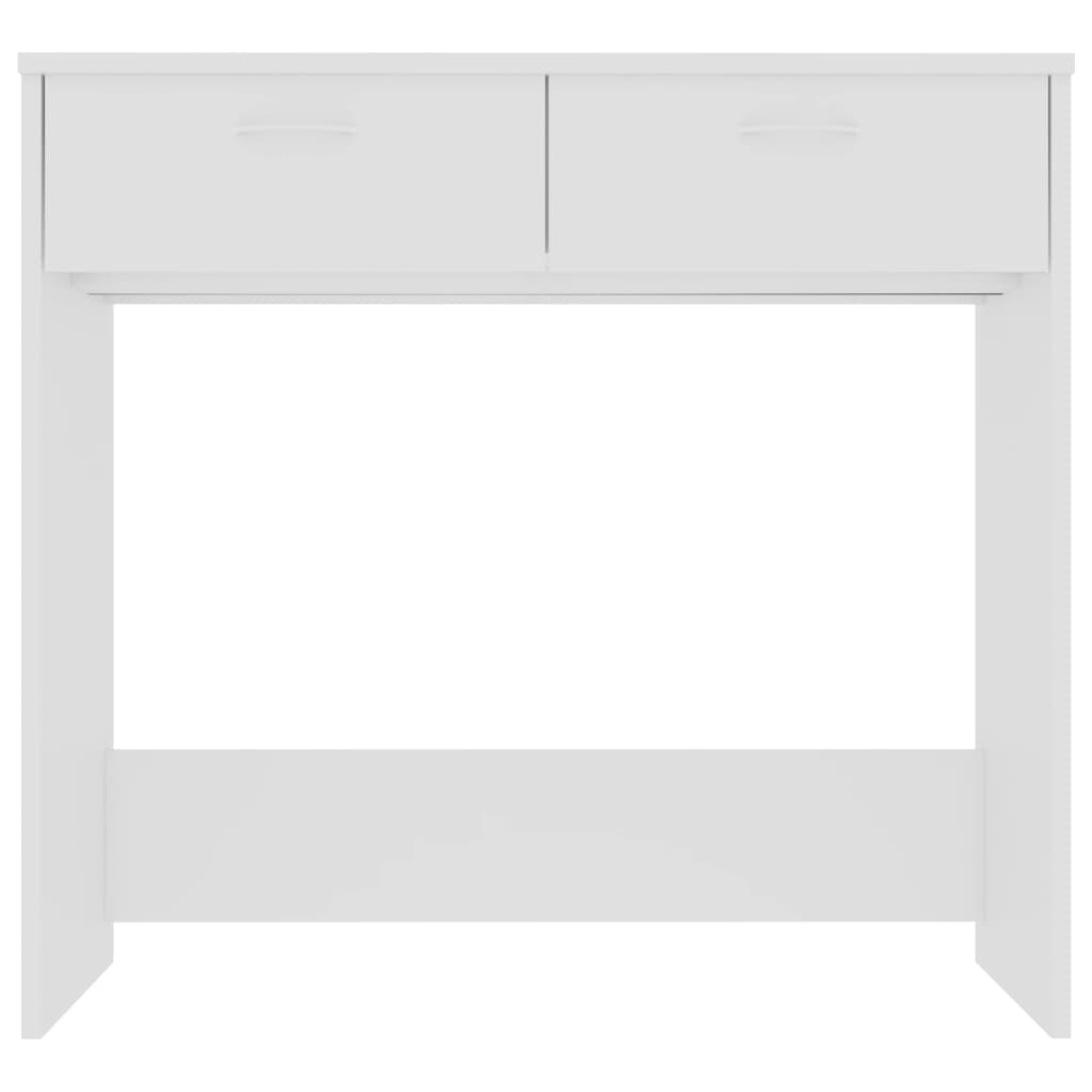 Engineered wood desk with drawer, 80cm