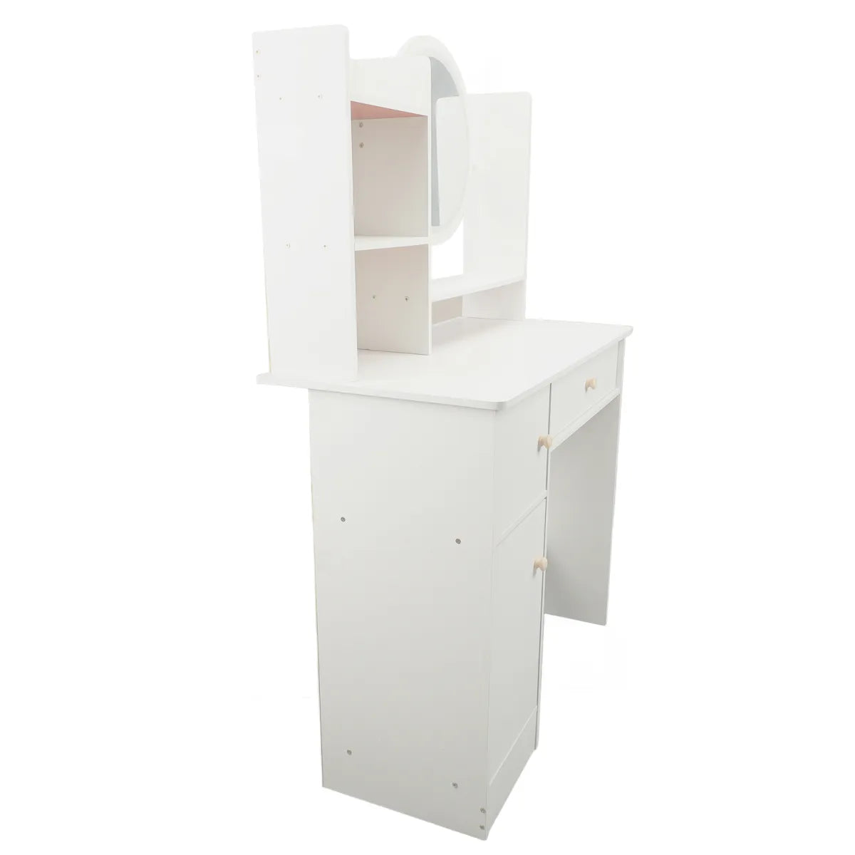 LED Vanity Desk with Lighted Mirror & 2 Drawers – view 4