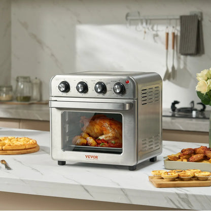 7-in-1 Stainless Steel Air Fryer Toaster Oven – 18L Convection