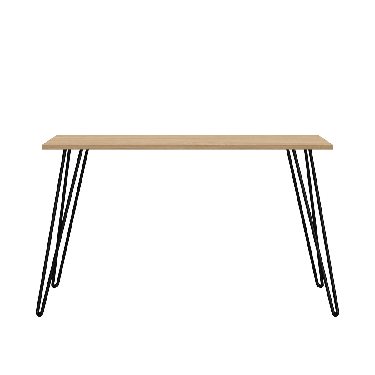 Owen writing desk, walnut and black