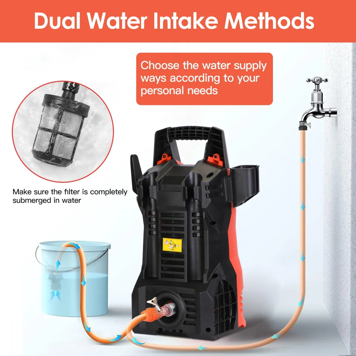 1740 PSI Electric Pressure Washer – Adjustable Nozzle