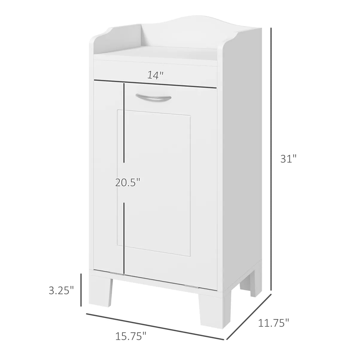 31" Tilt-Out Laundry Hamper Cabinet – view 2