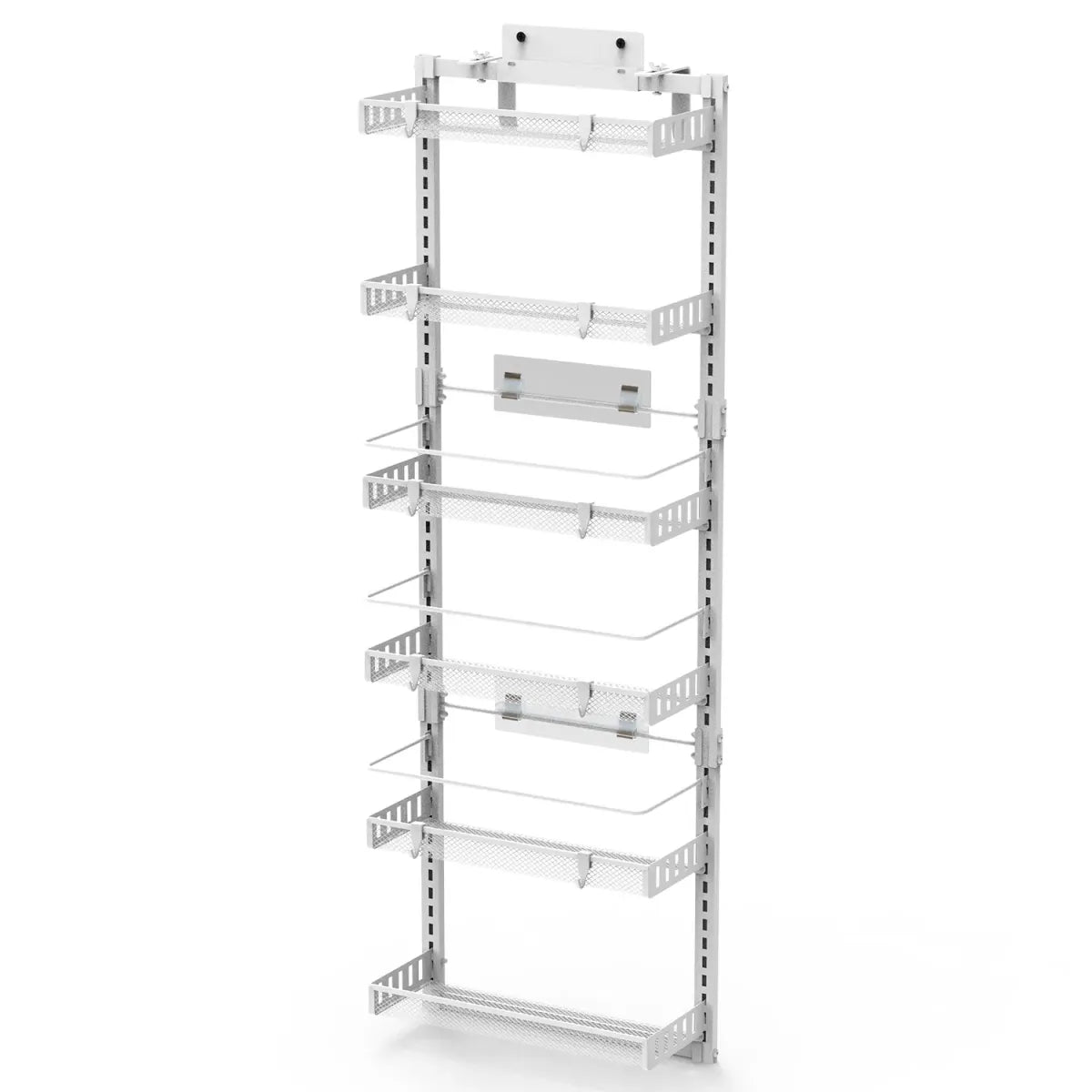 6-Tier Over-the-Door Pantry Organizer – Hanging Kitchen and Bathroom Storage Rack