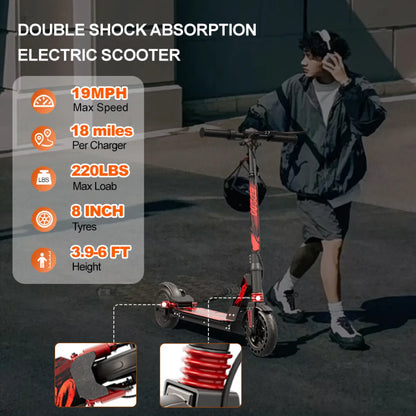 ED200 Electric Scooter for Teens – Folding Commuter