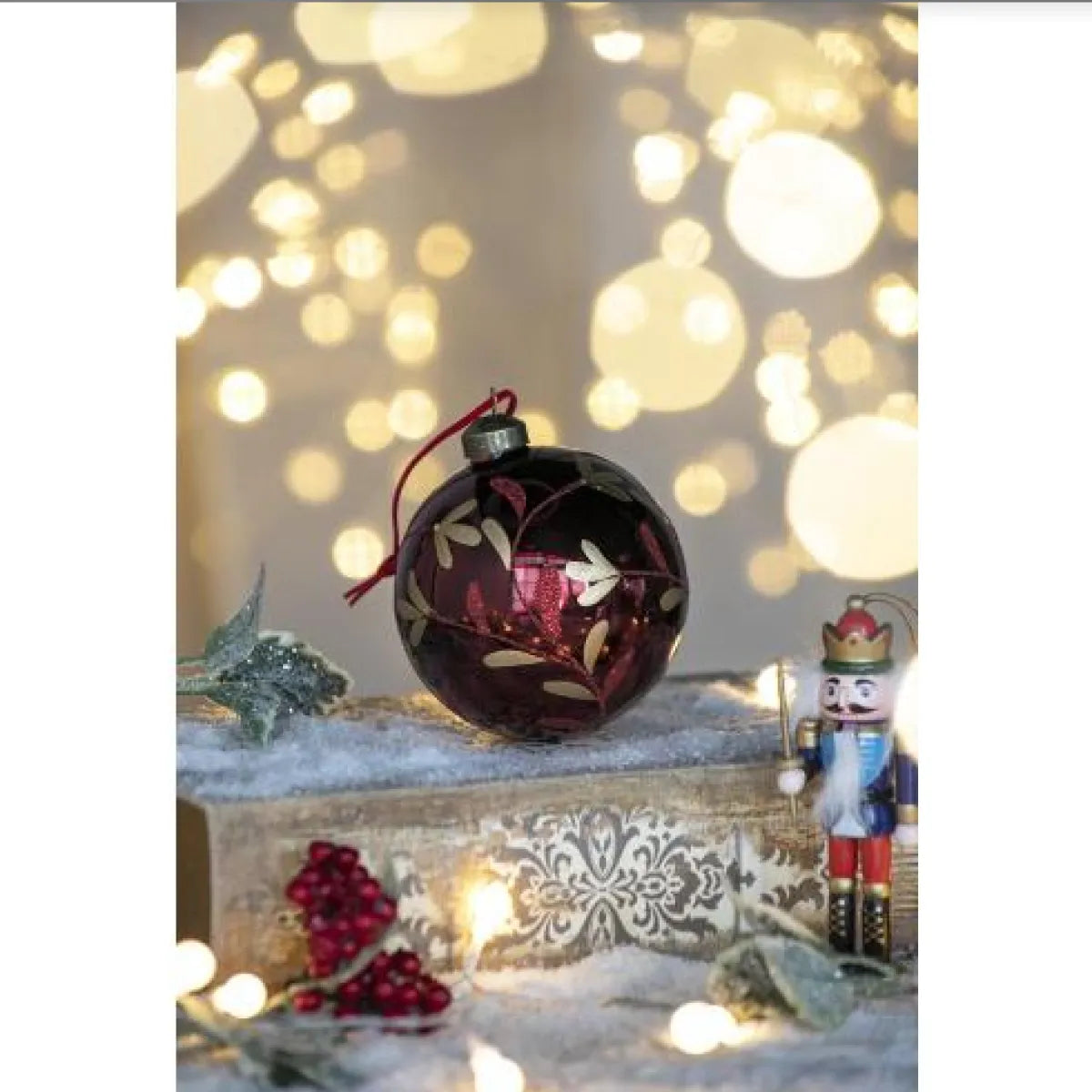 Glass Christmas Ball Ornaments, Decorative Hanging Tree Ornaments