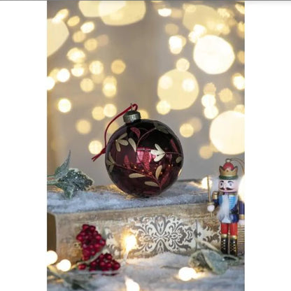 Glass Christmas Ball Ornaments, Decorative Hanging Tree Ornaments