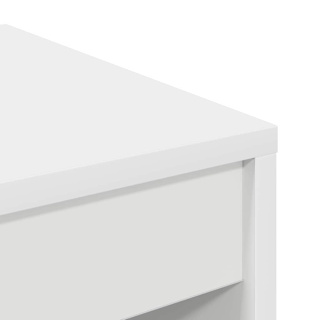 Modern writing desk with storage, Sonoma oak